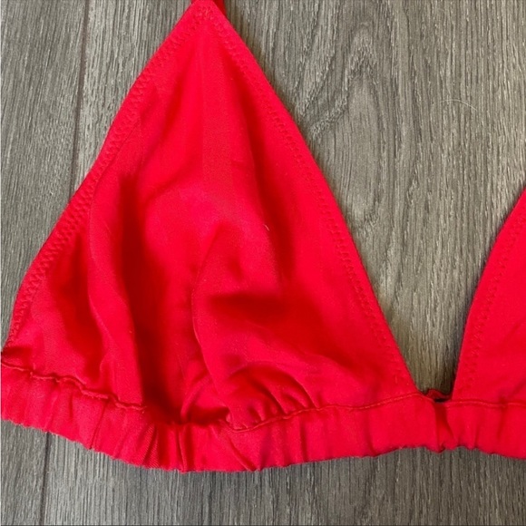 Anthropologie Striped Bralette In Red Size Small - Picture 4 of 6